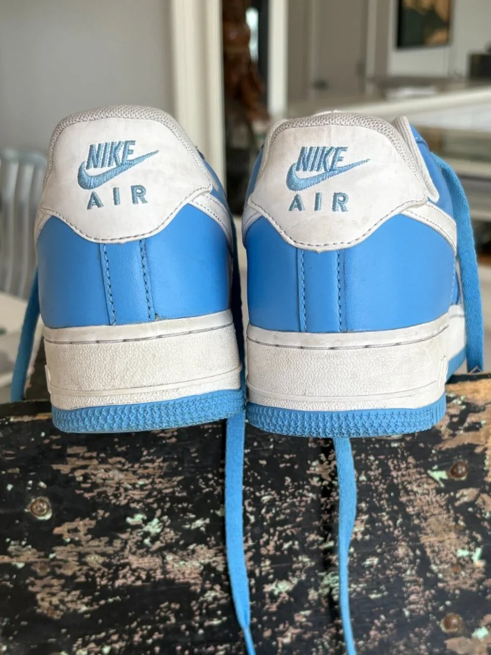 Nike Air Force 1 '07 Low University Blue/White Sneakers Men's Size 8
